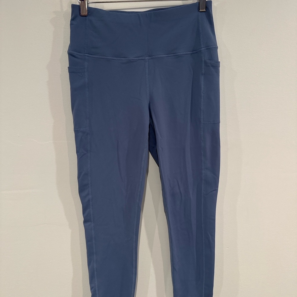 Skechers Los Angeles Blue High-Waist Pocket Leggings Women’s Size M - Picture 2 of 9